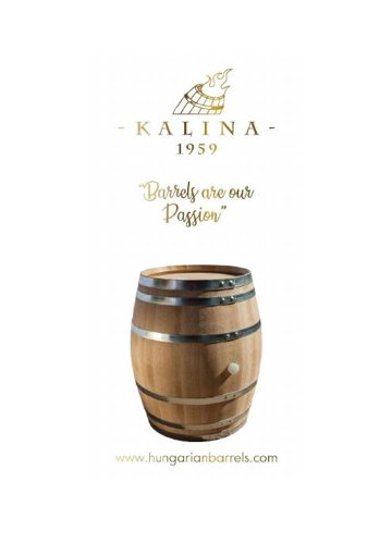 Kalina Cooperage brochure